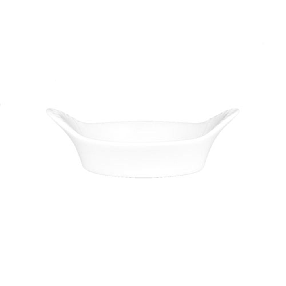 Plato de salsa redonda de porcelana de hueso de Wilkie