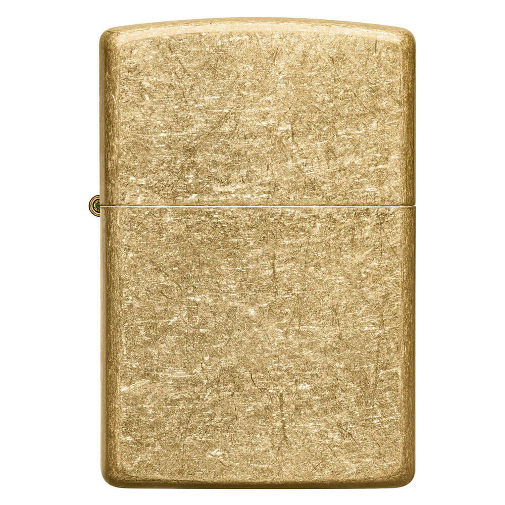 Zippo Tumbled Brass Lighter