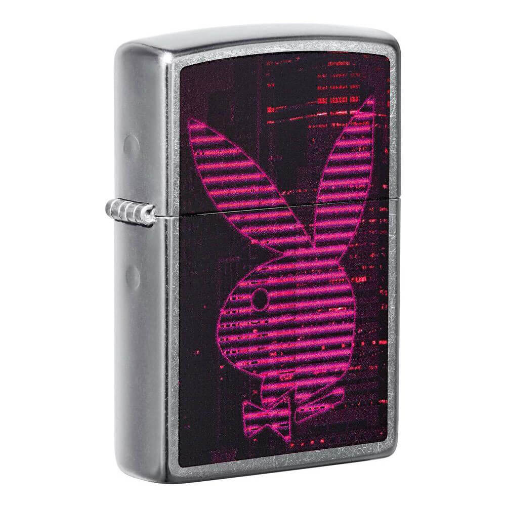 Zippo Playboy Design Street Chrome ligero