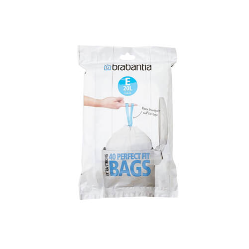 Brabantia Smartfix Pedal Bin Liner (40 Bags)