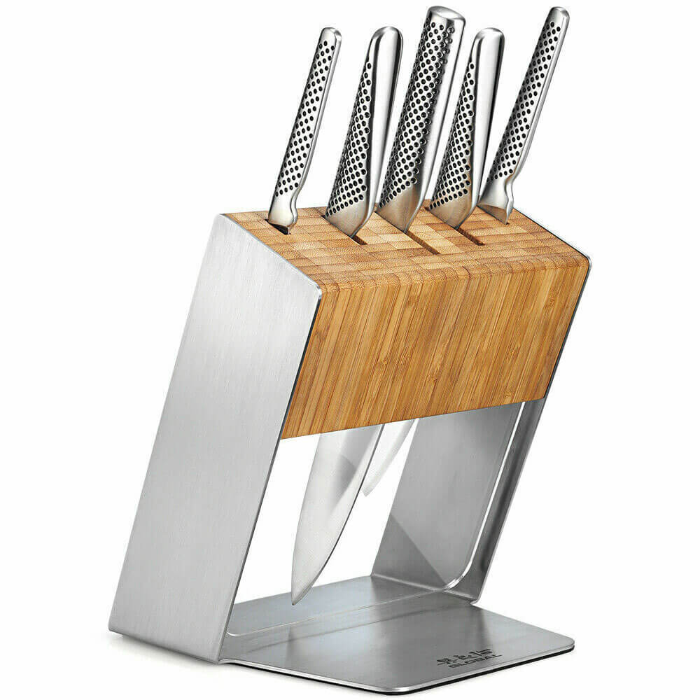 Global Katana Katana Knife Block Set (6pcs)