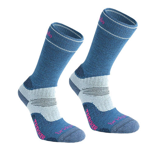 Hike Midweight Performance Women Blue Sky Sock