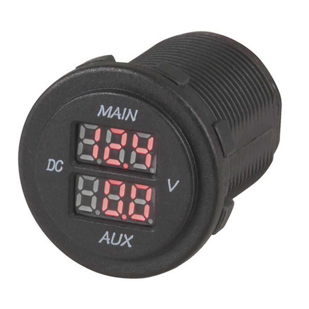 Dual Battery LED Voltmeter