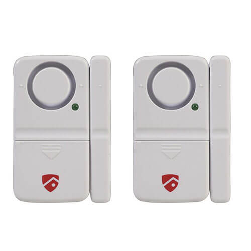 Window & Door Entry Alarm Twin Pack (110dB 4XLR44)