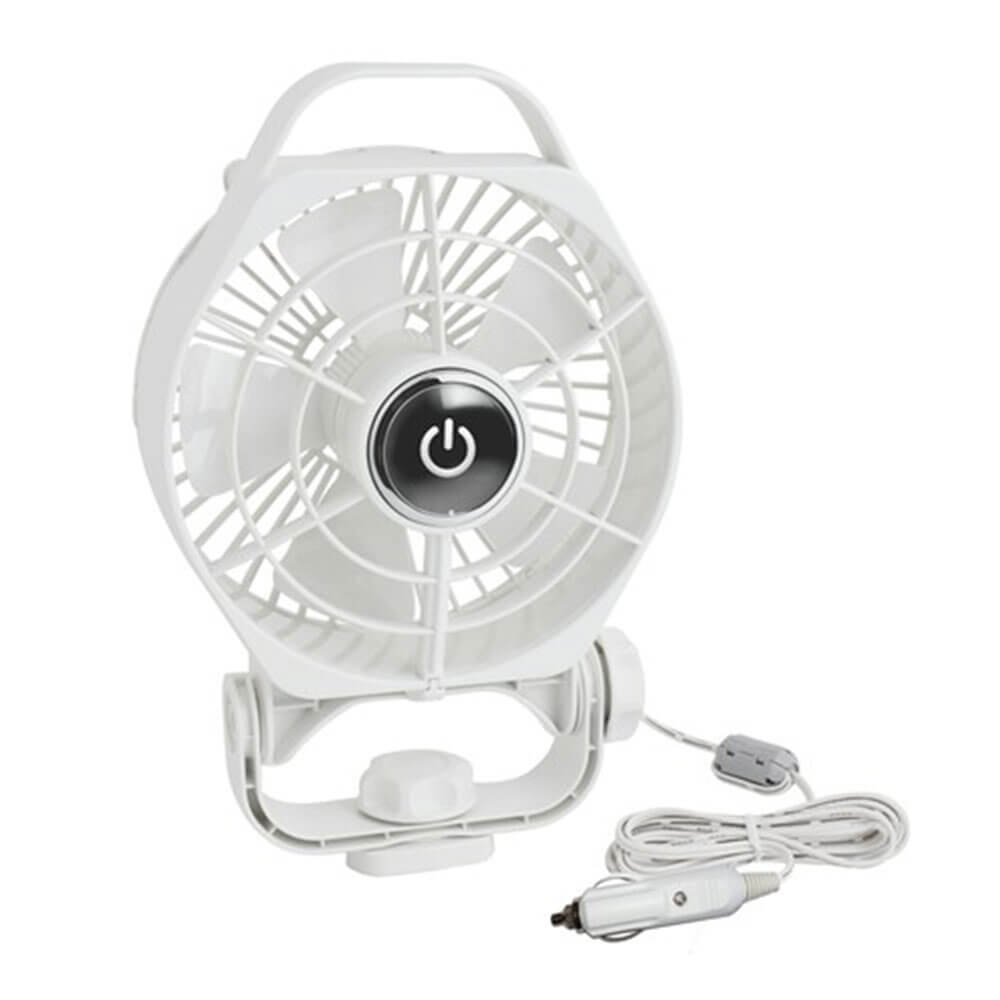 Rovin 2 Speed Marine Fan 12VDC White 6"