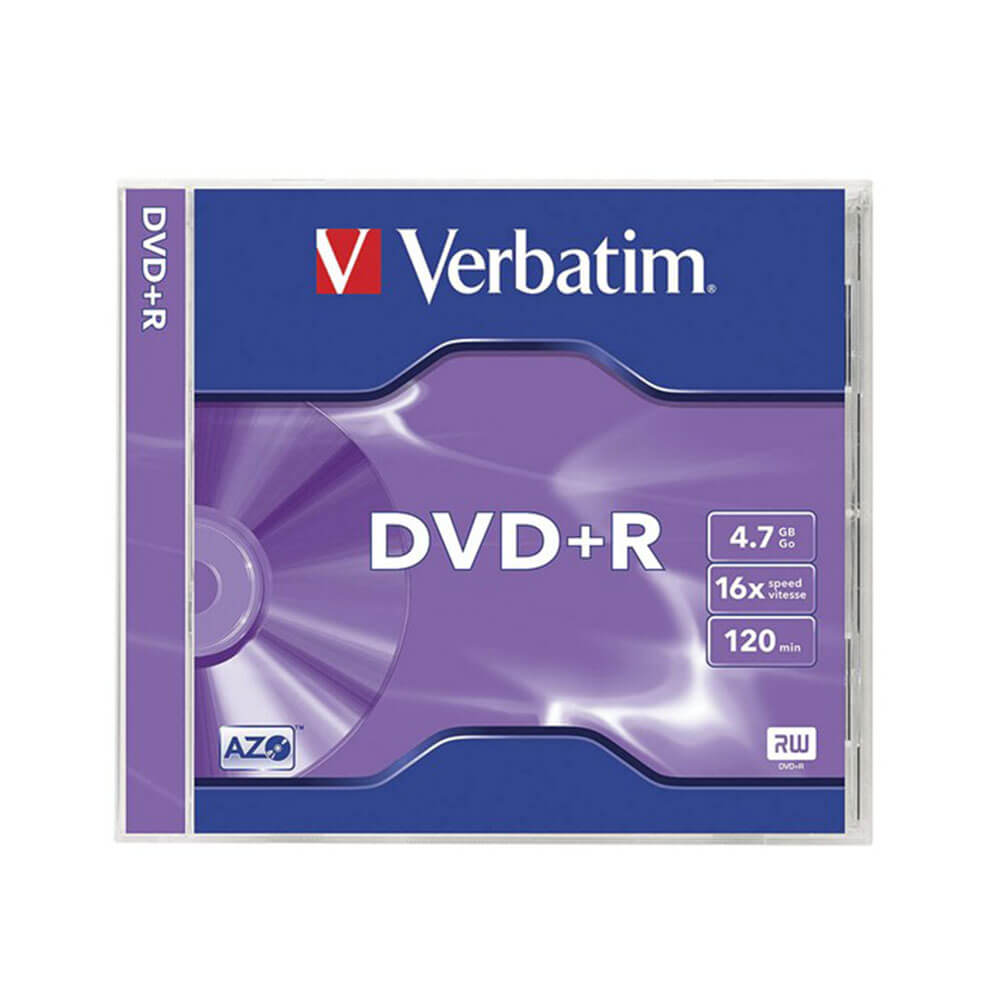 Verbatim DatalifePlus Azo Disc with Case (4,7 GB)