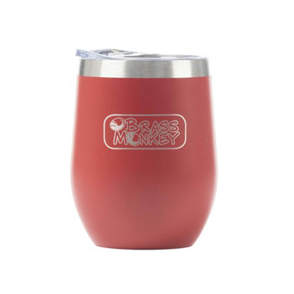 Tasse en acier inoxydable de singe en laiton avec couvercle (350 ml)