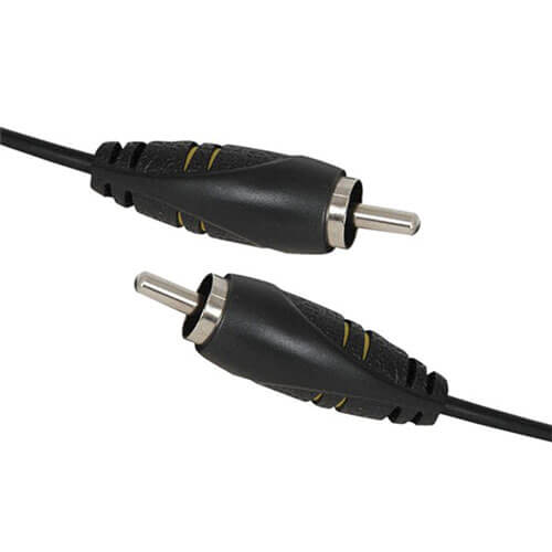 RCA Plug to Plug RG59U Coaxial Cable (Yellow)