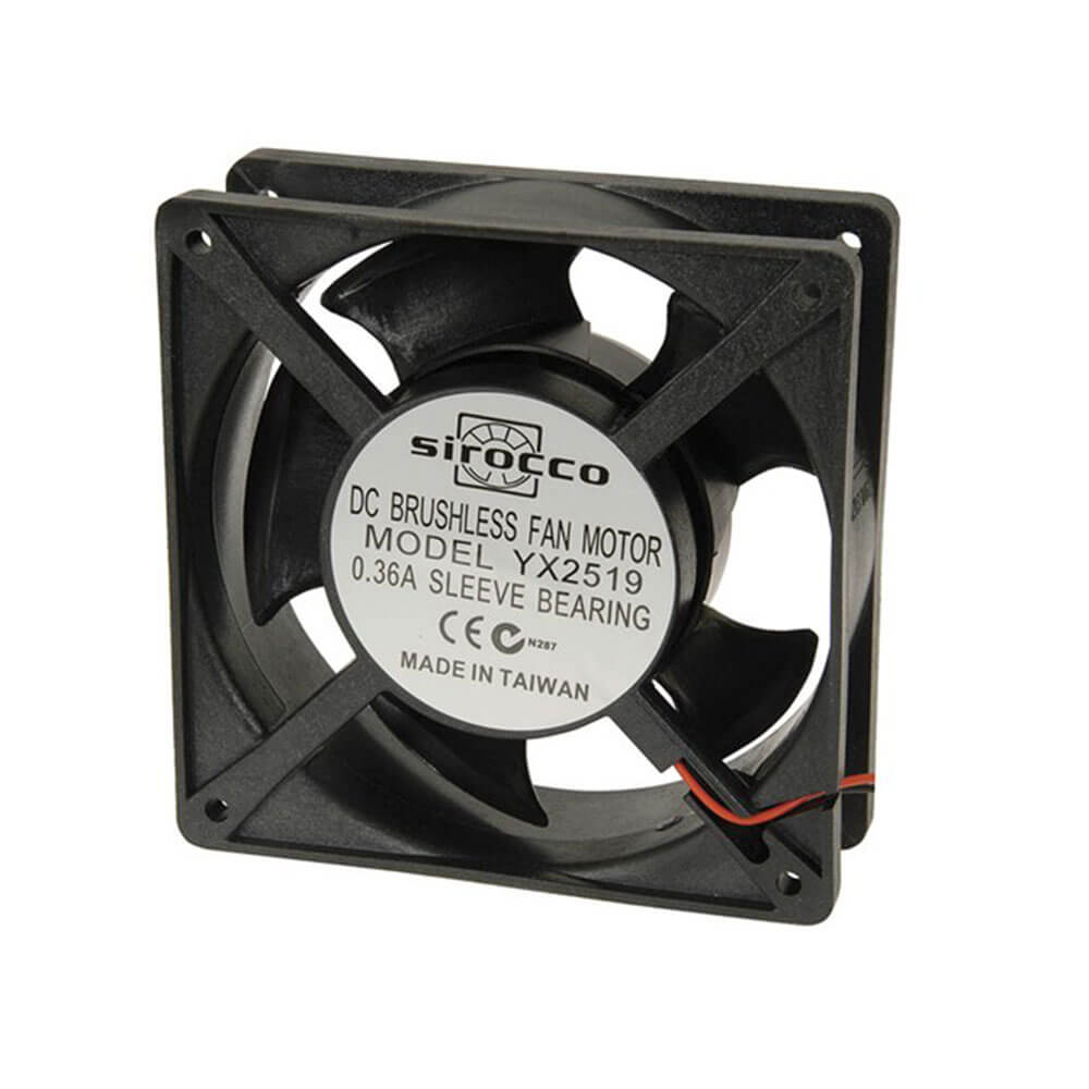 Sirocco Sleeve Rololing Fan (24VDC)