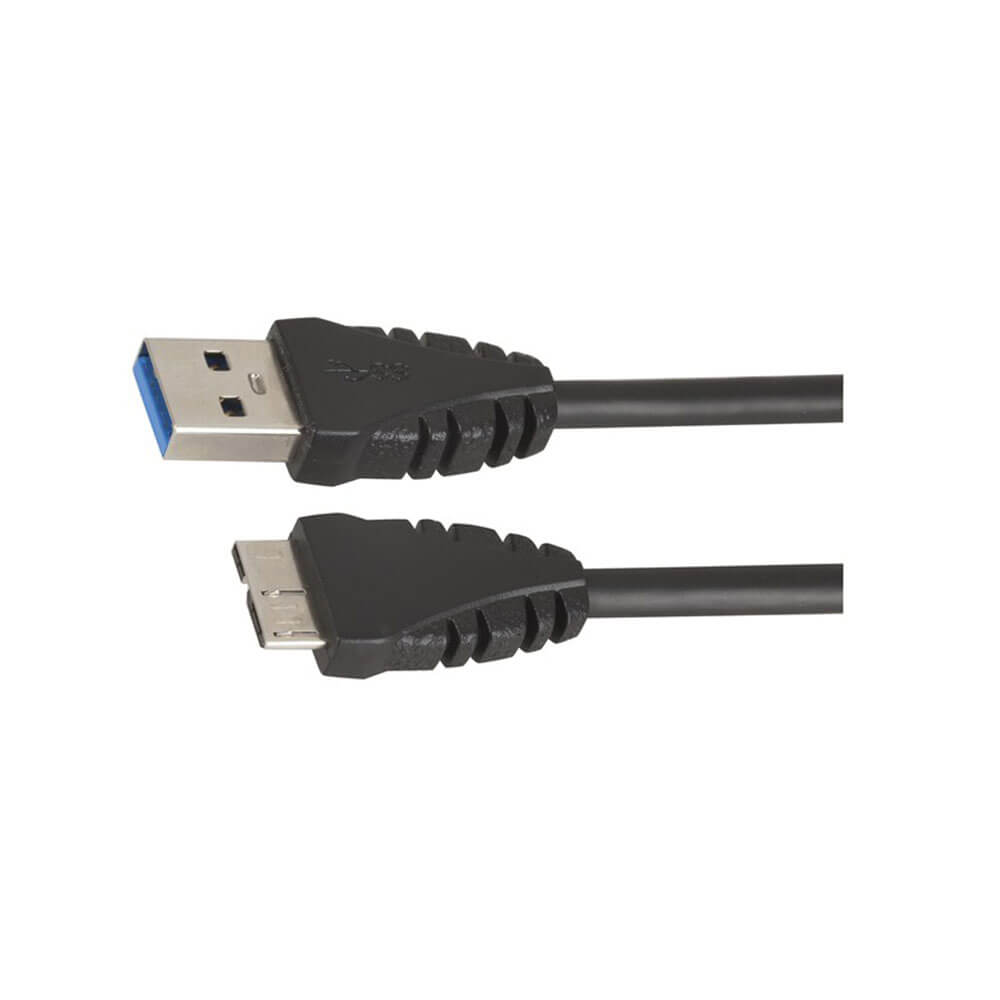 USB 3.0 Type-A-plugg for å plugge kabel 1,8m