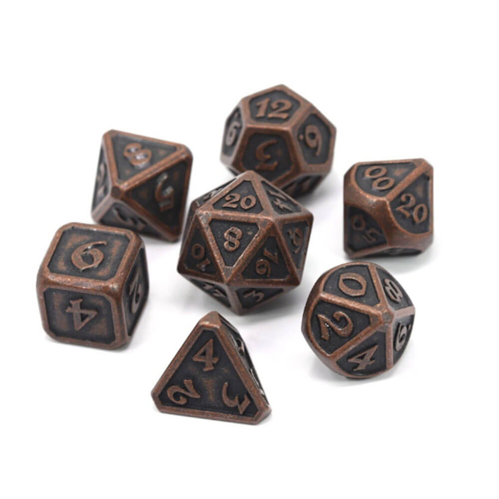 Zestaw metalowy Dice Polihedral miticka