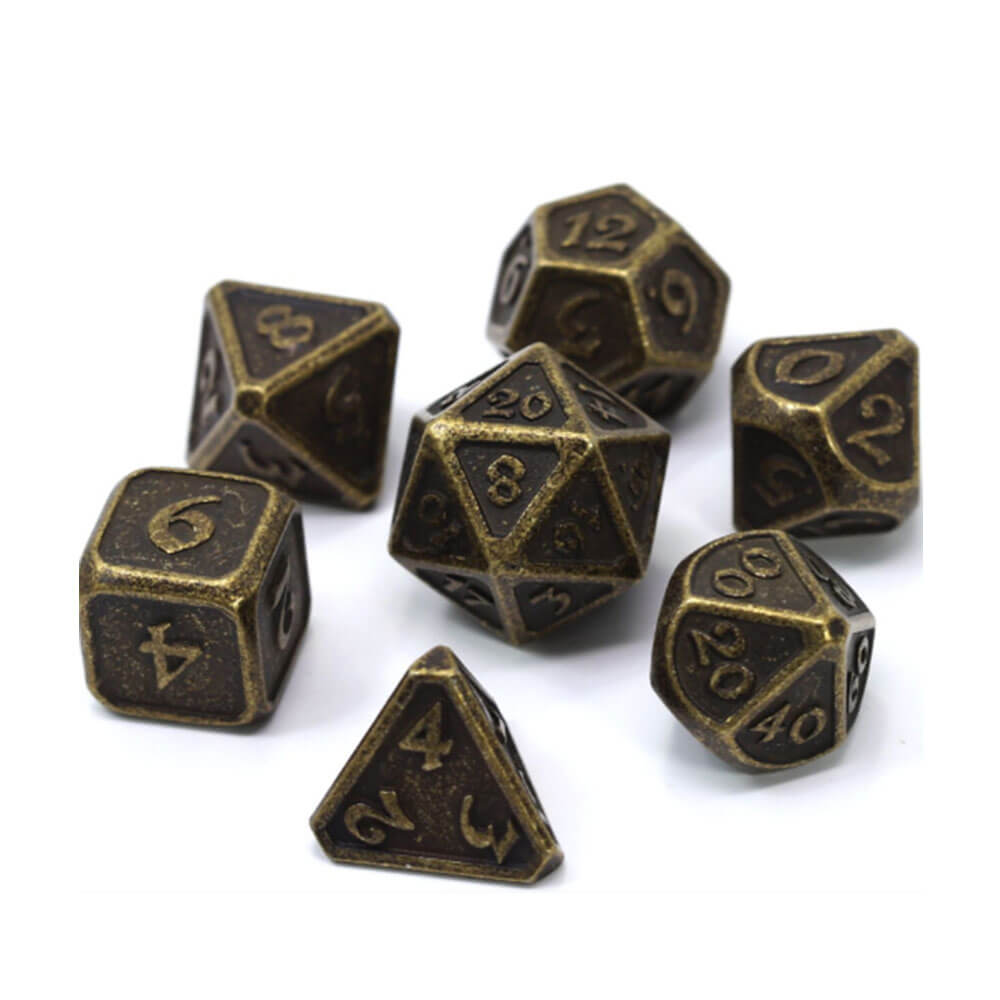 Zestaw metalowy Dice Polihedral miticka