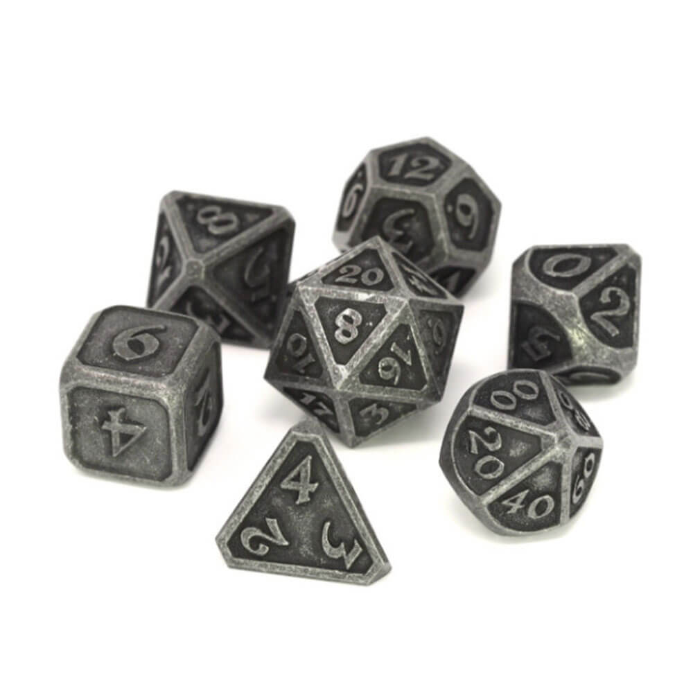 Zestaw metalowy Dice Polihedral miticka