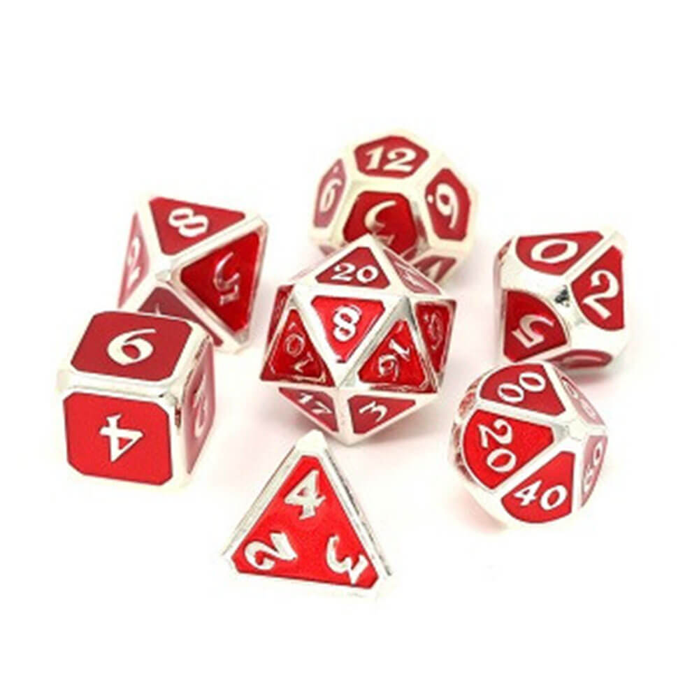 Dice Metal Set Polyédrica Mythica