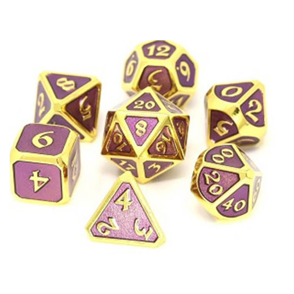 DICE METAL SET POLYHEDRAL Mythica