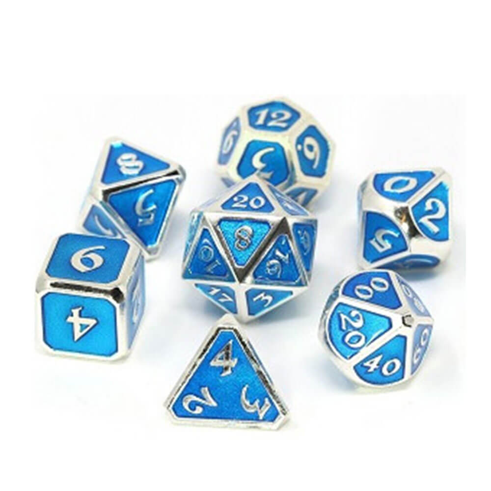 Zestaw metalowy Dice Polihedral miticka