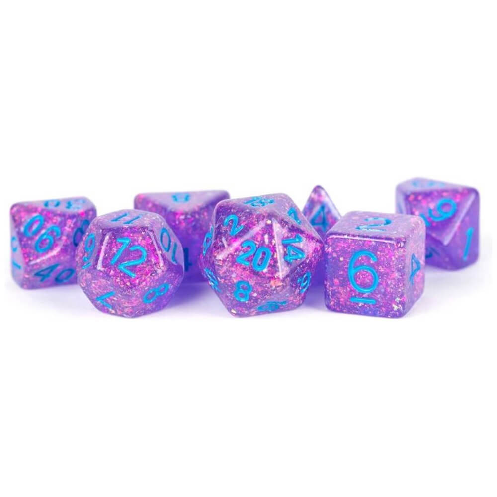 MDG Resin Flash Dice Set 16mm Polyhedral