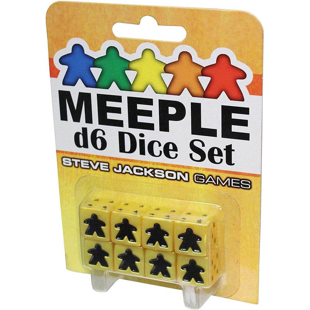 Meeple d6 terning sæt