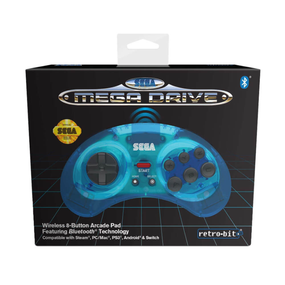  Retro Bit SEGA Mega Drive BlueTooth Arcade Pad