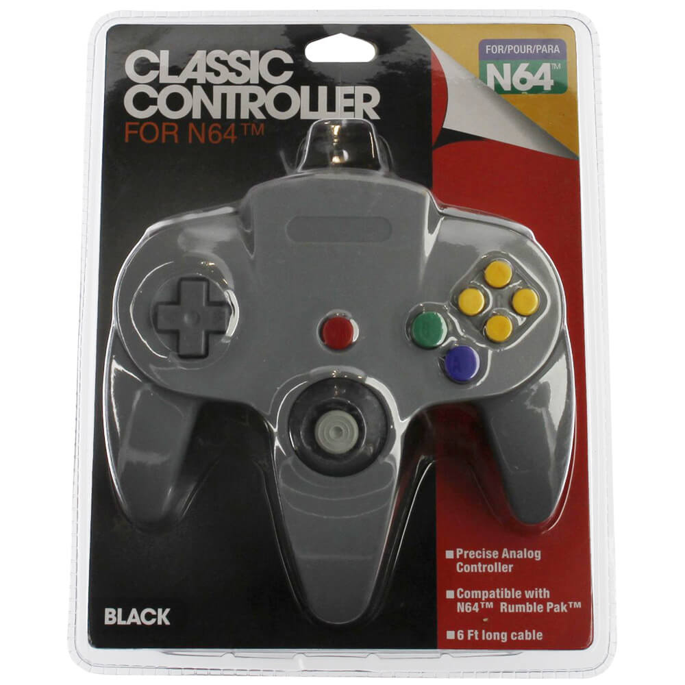 Controlador compatível com a Nintendo 64