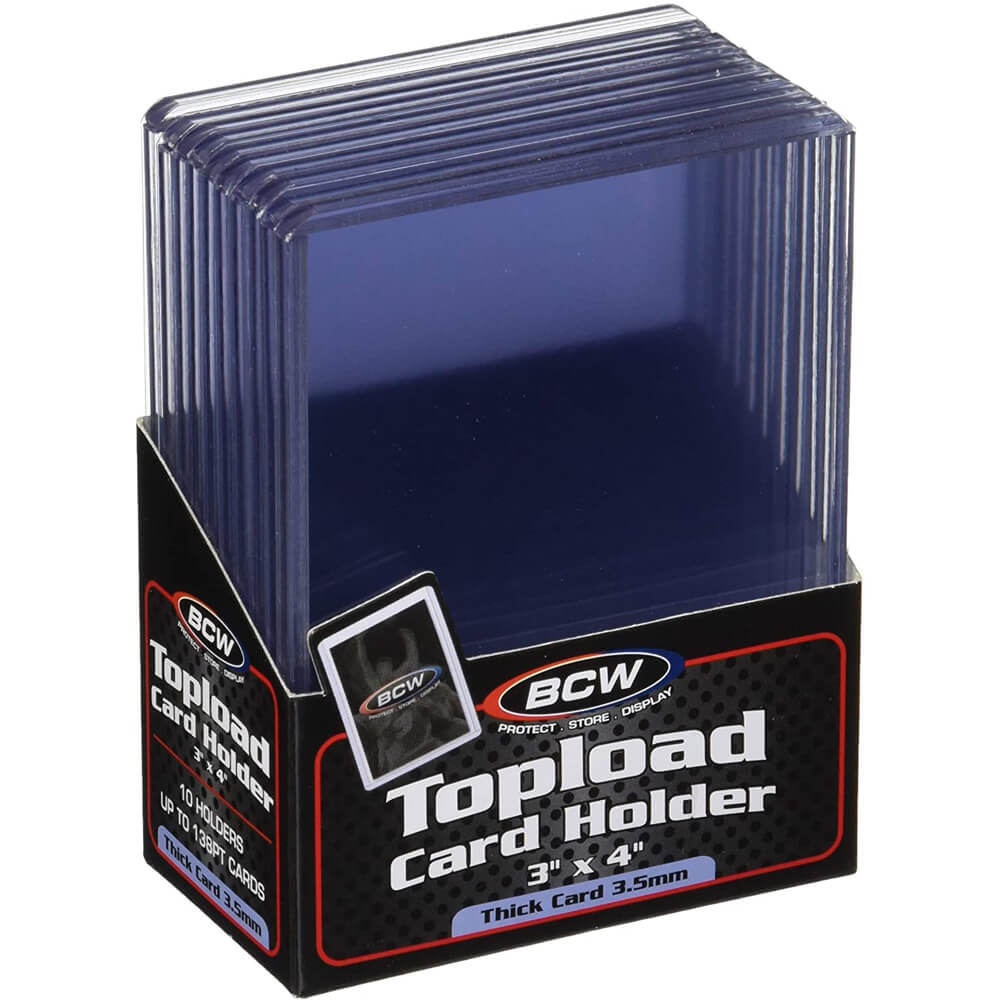 BCW Topload Card Holder tjock (3 "x 4")