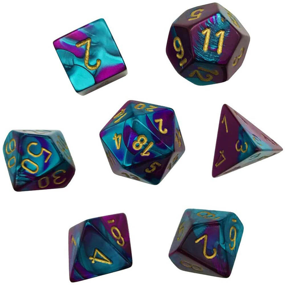 D7 die set terninger gemini poly (7 terninger)