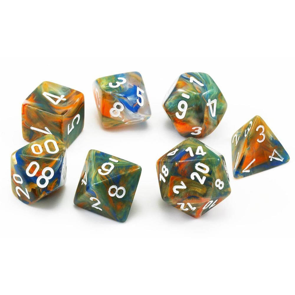 D7-DIE Set Dice (7 dés en affichage)