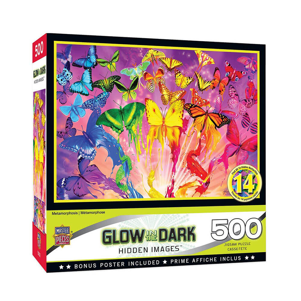 MP ukryty obraz Glow Puzzle (500pcs)