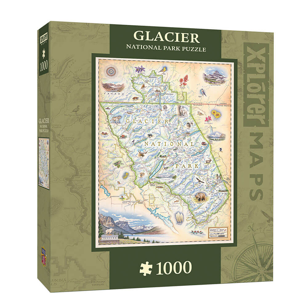 MP XPLORER MAPS Puzzle (1000pcs)