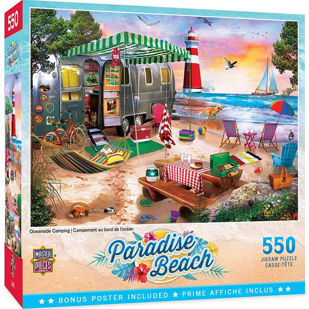 Masterpieces Paradise Beach 550pc puzzel