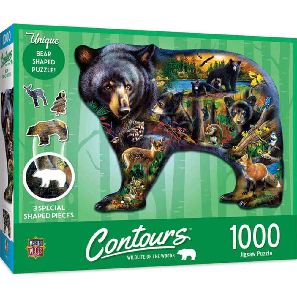 MasterPieces Contours Shaped 1000pc Puzzle