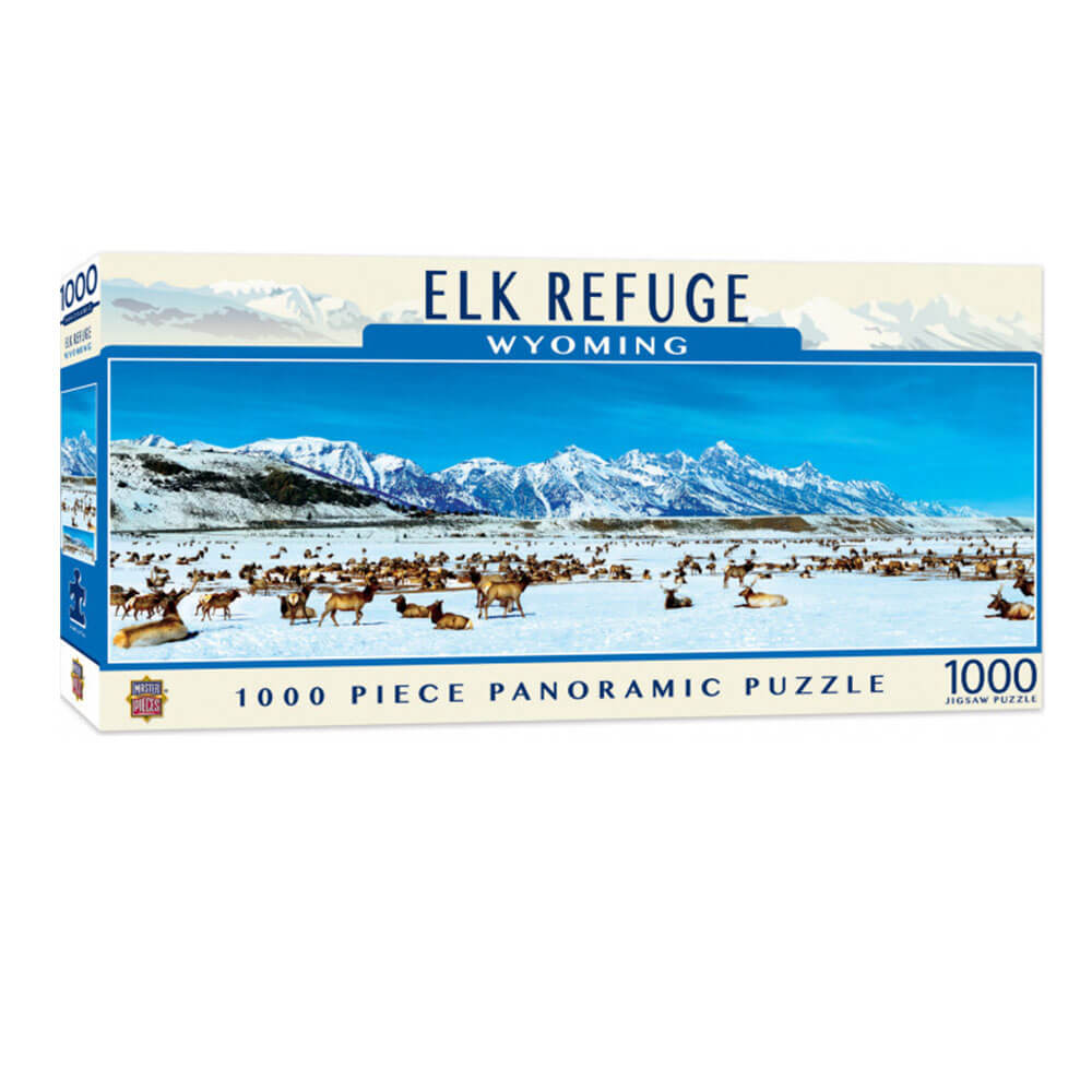 Masterpieces Panoramic Wyoming 1000 pc puzzel