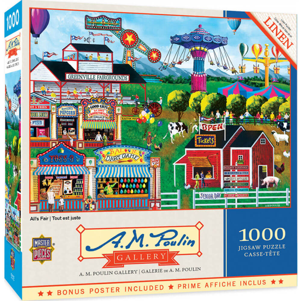 MasterPieces AM Poulin 1000-teiliges Puzzle