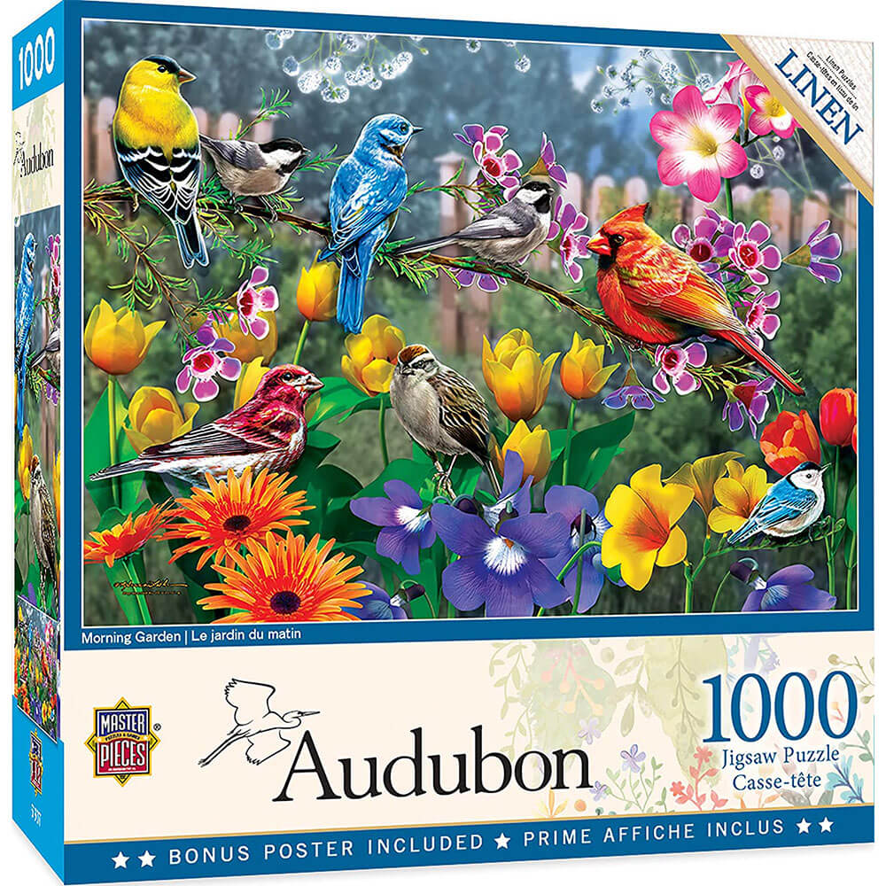 Obras -primas do Audubon 1000pc quebra -cabeça