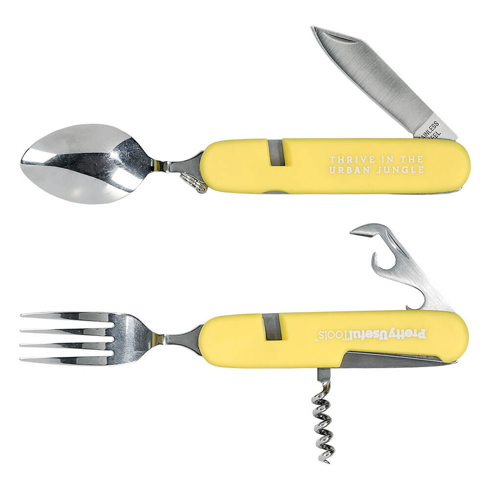 Pretty Useful Tools Camping Cutlery Tool (Sunrise Yellow)