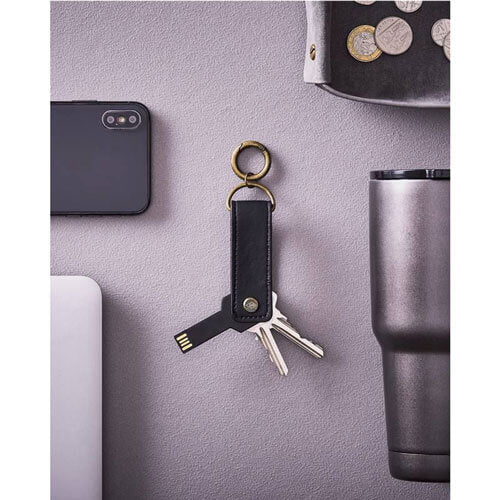 Gentlemen's Hardware Key Tidy With USB Flash Drive