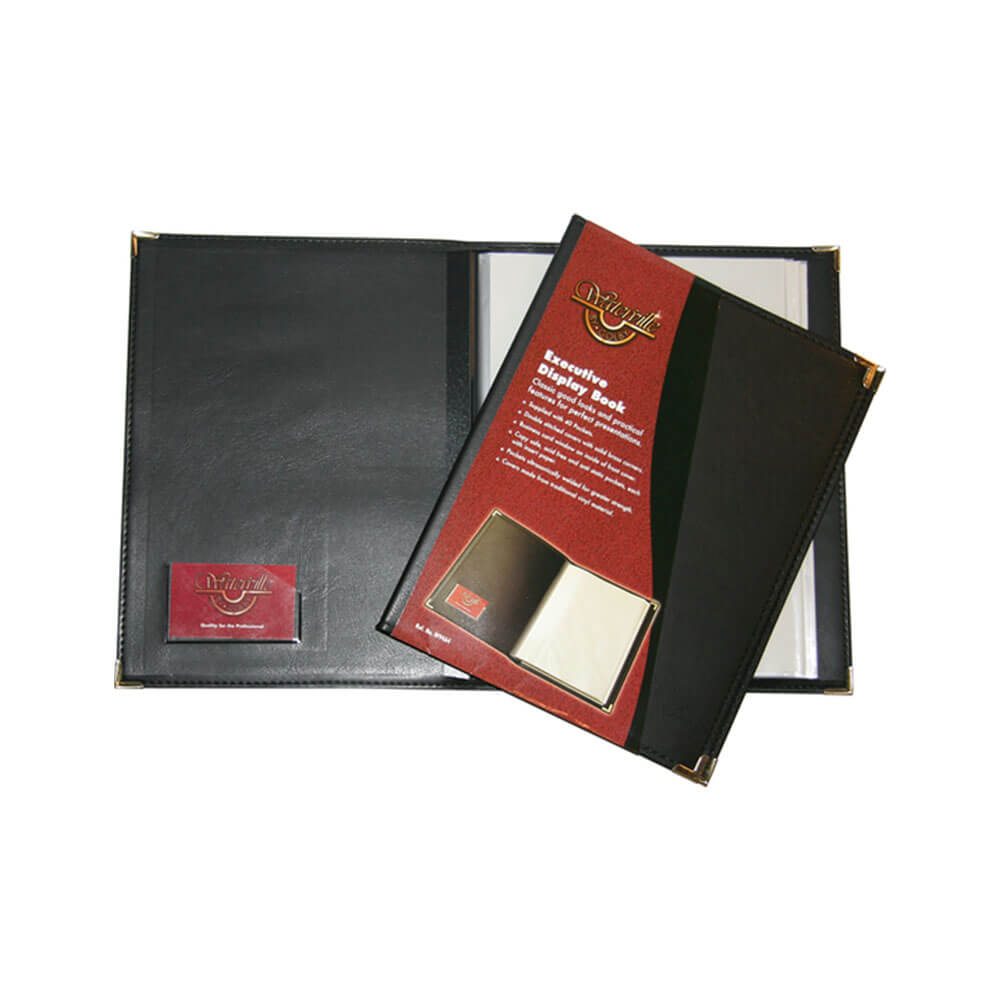 Waterville Executive Display Book A4 (svart)