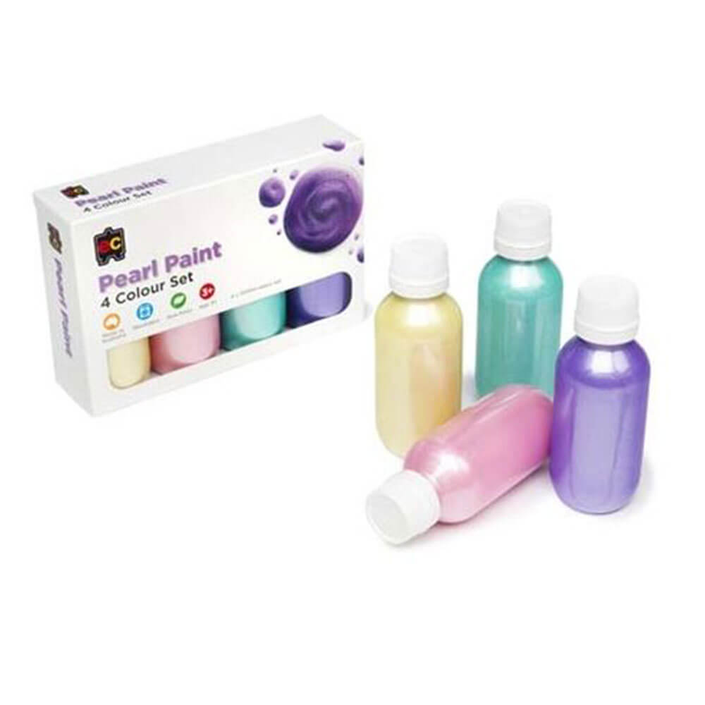 EC Glitter Paint Set 4pcs Assortered 100 ml