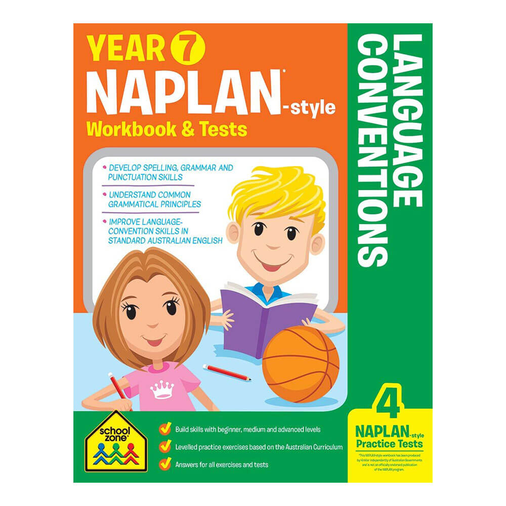 Schoolzone Naplan Jaar 7 Workbook and Tests