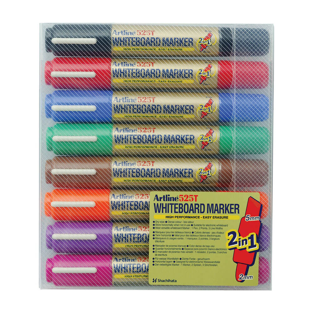 Artline Whiteboard Marker Dual NiB blandad