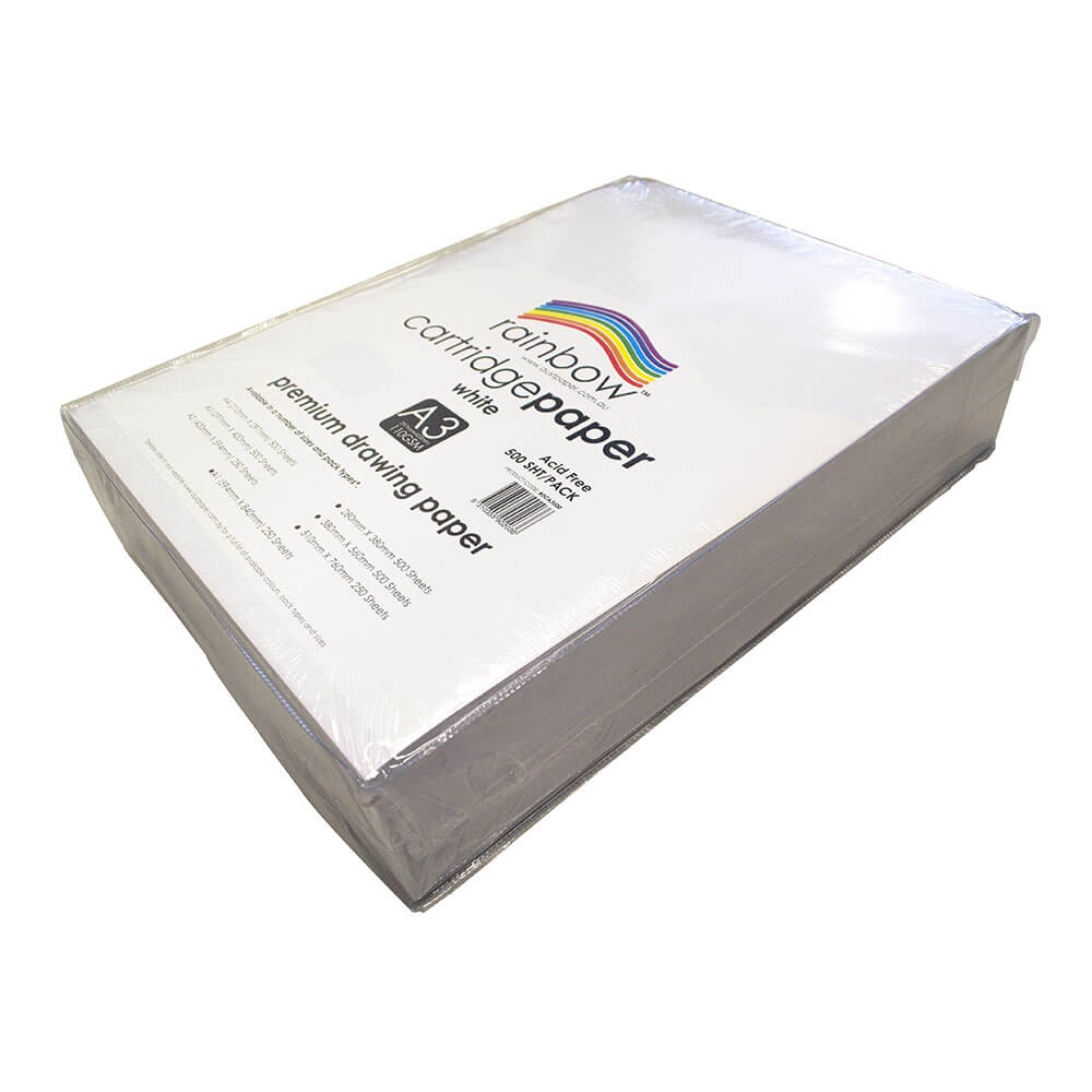 Rainbow Premium Cartridge Paper blanc 110gsm