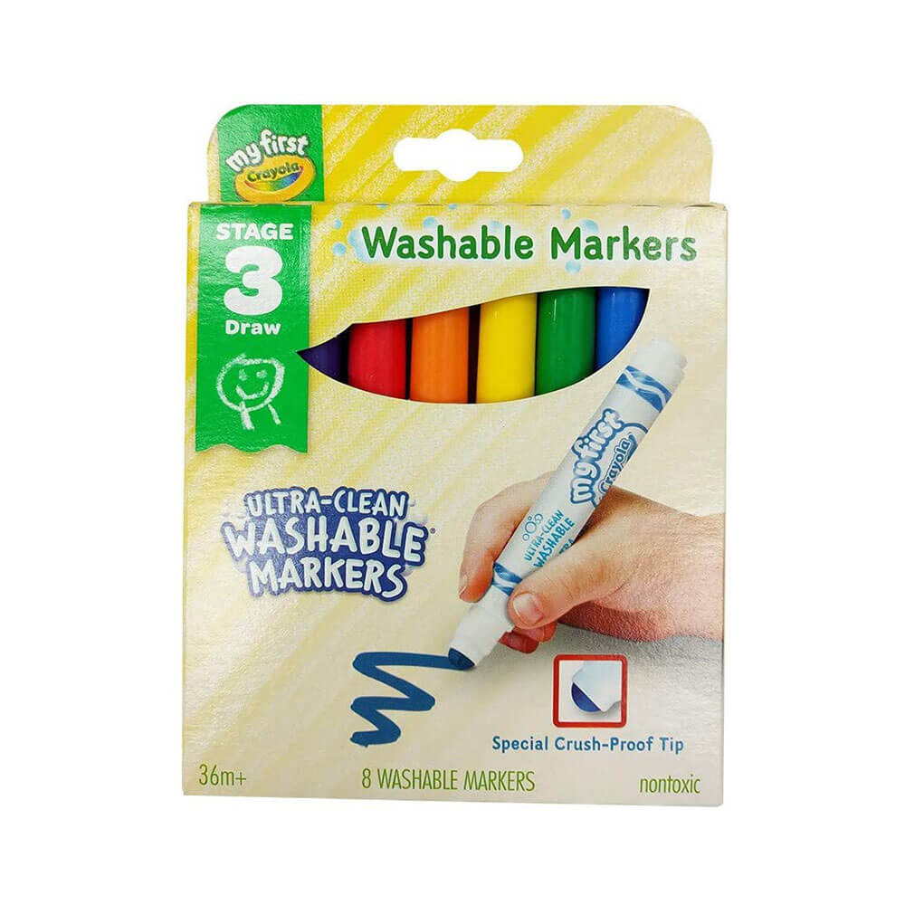 Crayola Junior Washable Marker (8pk)