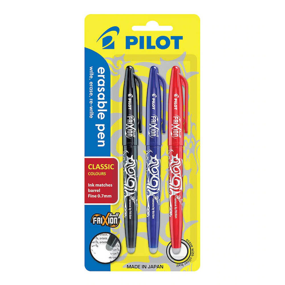 Pilota frixion penna mezzo 1.0 mm 3pk