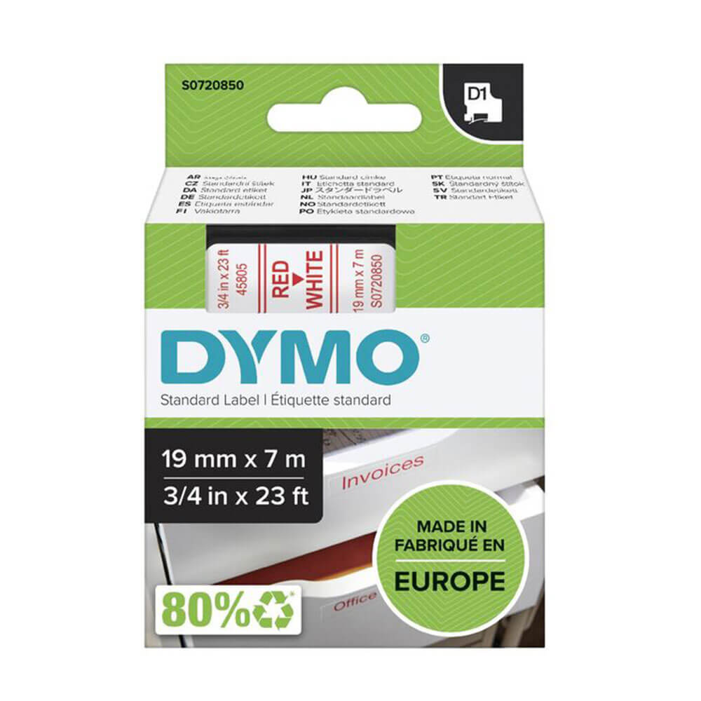 Dymo D1 Tape Etichetta 19mmx7m