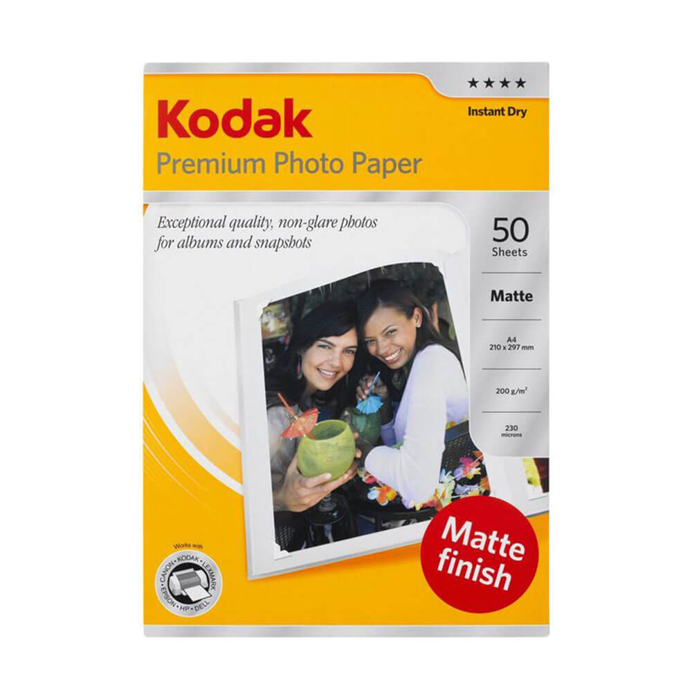 Kodak Premium Photo Paper A4 (50pk)