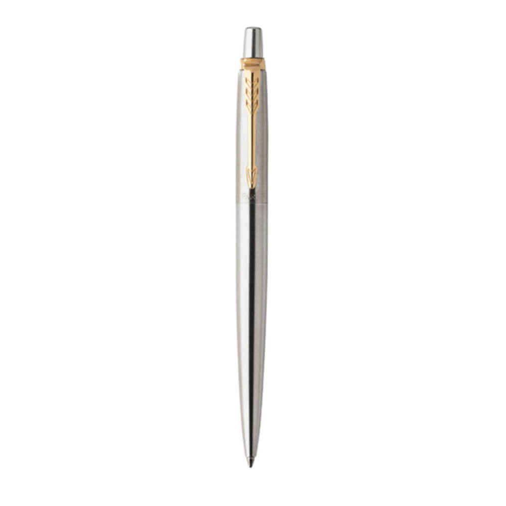 Parker Jotter Steel Gold Trim Ballpoint