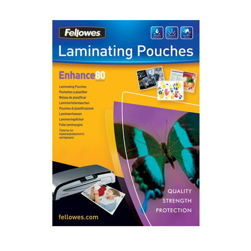 Bolsas de laminação Fellowes Gloss A4 25pk