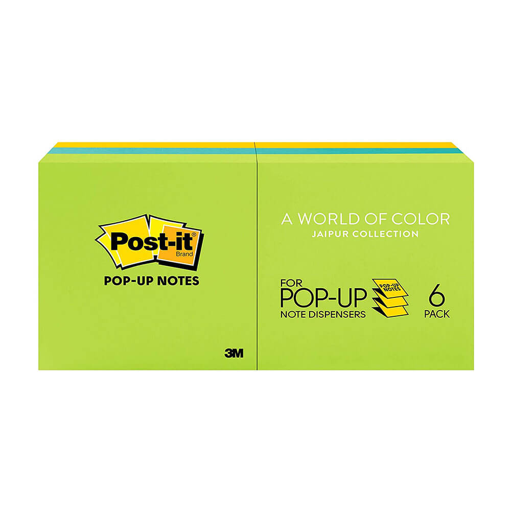 Władze notatki po wysuwach post-it (6pk)