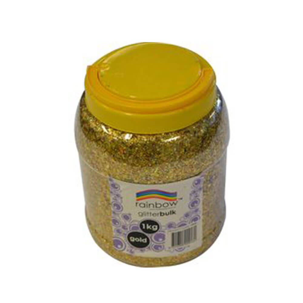 Jarra de 1 kg a granel de brillo arcoiris