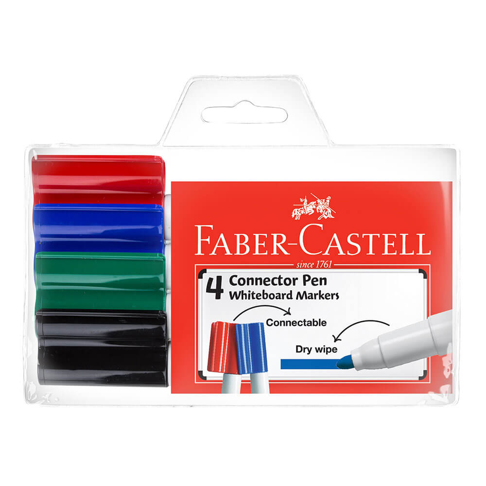 Marqueurs de tableau blanc Faber-Castell (4pk)